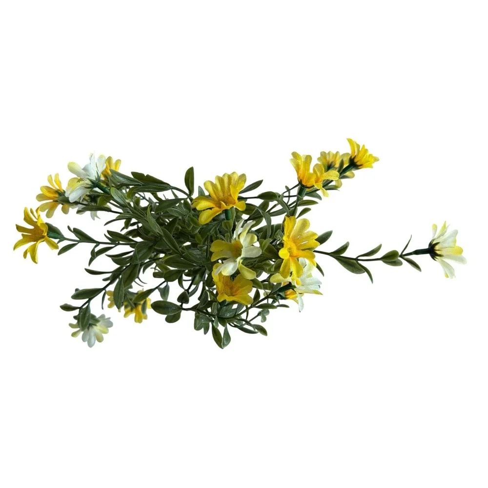 trueliving Faux Floral Arrangement Home Decor OS Yellow Excellent Daisy Vase